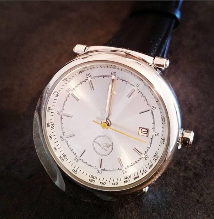 Amazon.co.jp: レア ルフトハンザドイツ航空 50周年記念 腕時計