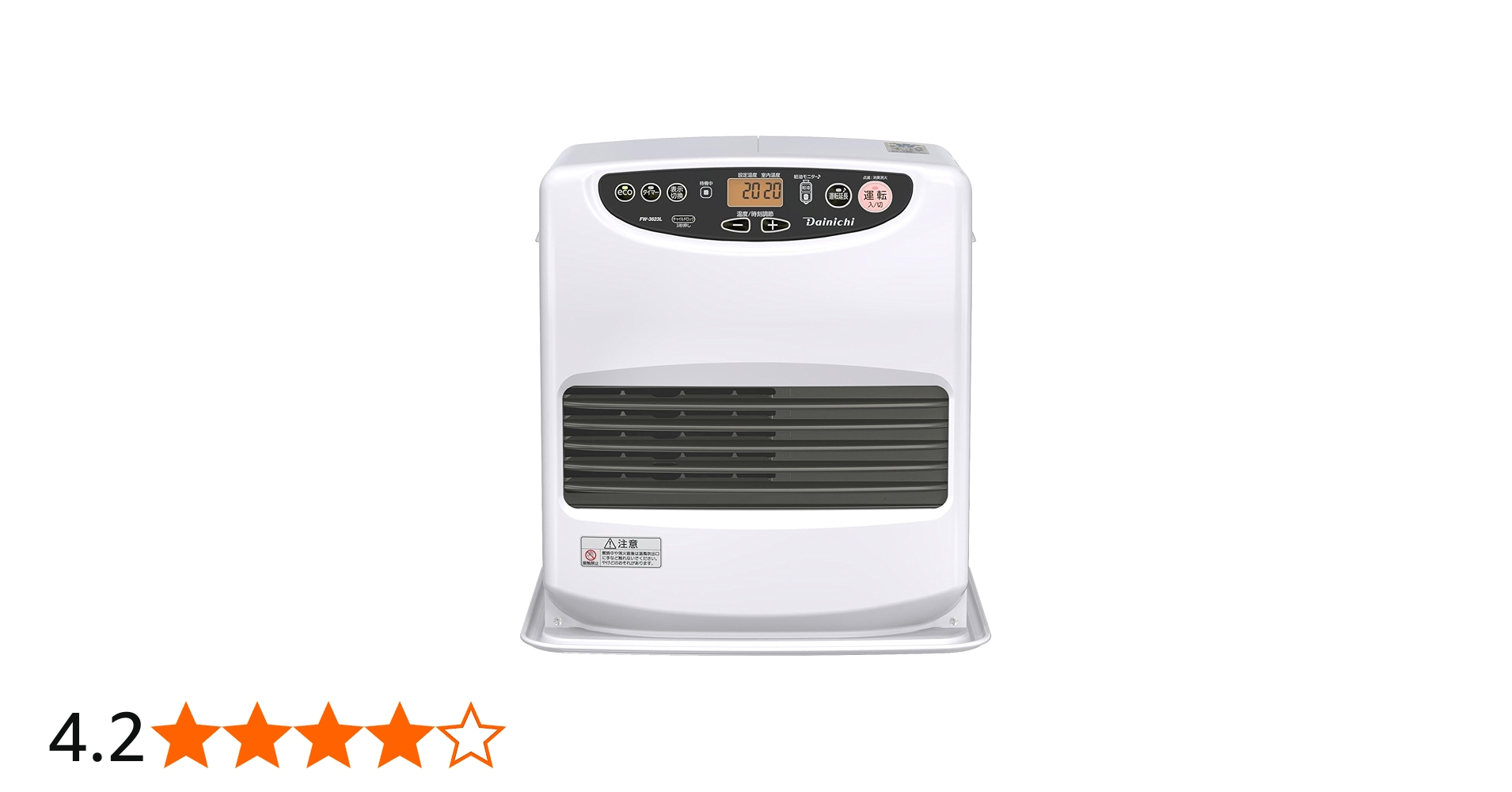 Amazon.co.jp: Dainichi FW-3623L-W Petroleum Fan Heater (Up to 10