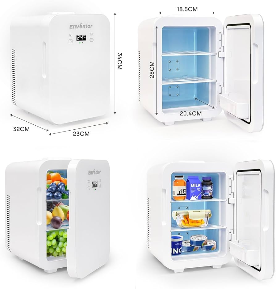 Amazon | Enventor 冷蔵庫 小型 冷温庫 10L 極静音 LCD温度表示