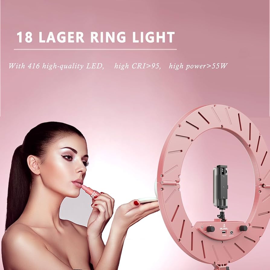 Amazon.com : JJ JIANJIN Ring Light 18 INCH Kit,55W6700k Dimmable