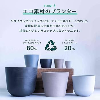Amazon.co.jp: ECOPOTS Oslo エコポッツ AND PLANTS アンドプランツ (1