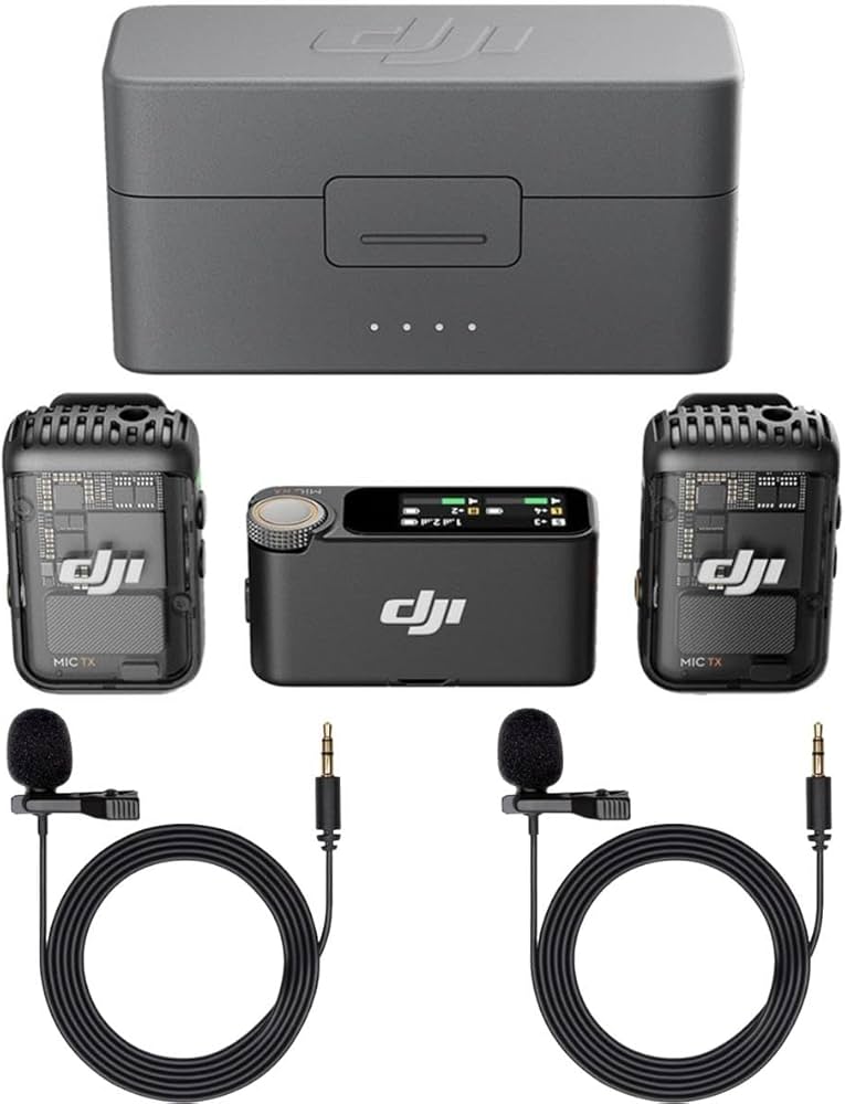 Amazon.com: DJI Mic 2 (2 TX + 1 RX + Charging Case), All-in-one