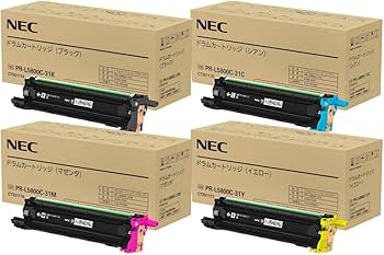 Amazon | 純正 PR-L5800C-31 ドラムカートリッジ 4色セット (ブラック