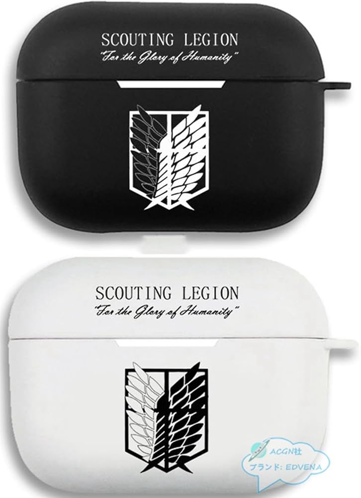 Amazon | 進撃の巨人 AirPodsケース イヤホンケース 自由の翼AirPods1