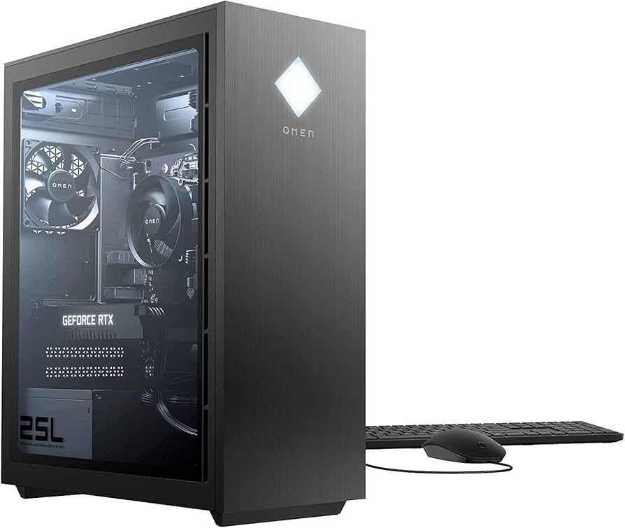 Amazon.com: OMEN 25L Gaming Desktop Gamer Tower PC, AMD Ryzen 5