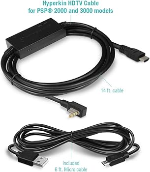 Amazon | HYPERKIN HDMI変換ケーブル PSP® 2000 & 3000専用 HDTV CABLE