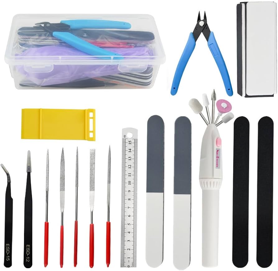 Amazon.co.jp: WMYCONGCONG プラモデル用工具 17点セット 入門用ツール