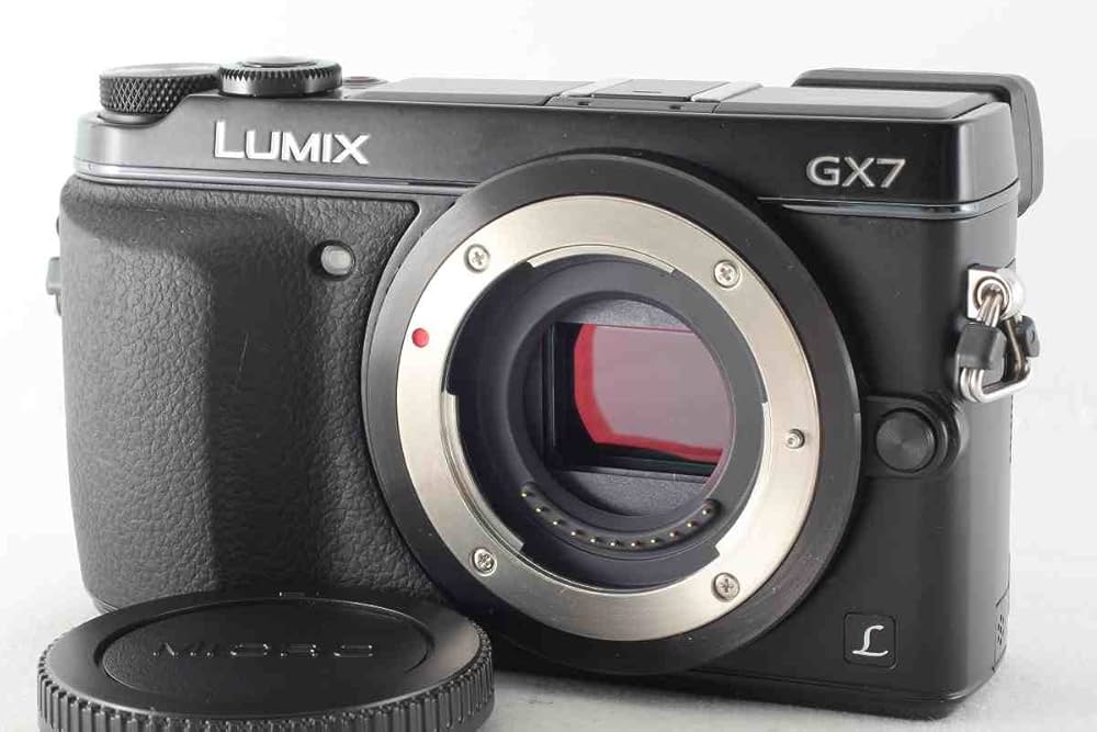 Amazon.co.jp: Panasonic Lumix GX7 Mirrorless Camera Body, Black