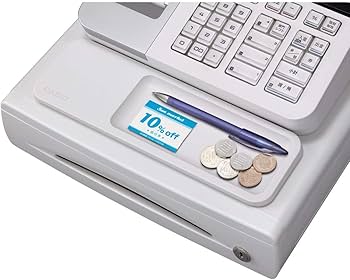 Amazon | カシオ レジスター 8部門 小型ドロア SE-S30-WE ホワイト