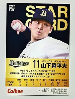 Amazon.co.jp: 山下舜平大 キラカード オリックス プロ野球チップス