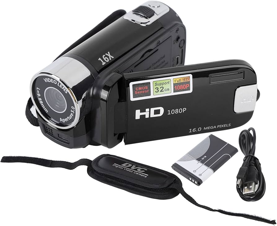 Amazon.com : 1080P HD Camera Camcorder, 16MP DV Camera 16x Digital