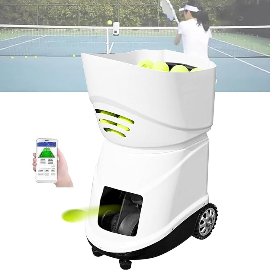 Amazon.co.jp: Vrapnudc テニスボールマシン テニス自動球出し機