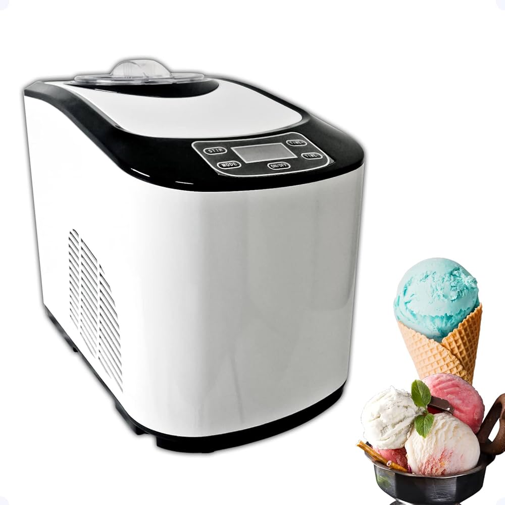 Amazon.co.jp: eモンズ アイスクリームメーカー 【 KWI-15 】 全自動