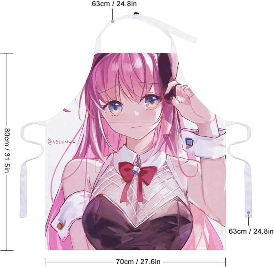 Amazon｜ぼっちざろっく エプロン レディース メンズ アニメエプロン