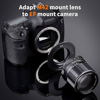 Amazon.com : K&F Concept M42 to EOS Adapter, Updated Lens Mount