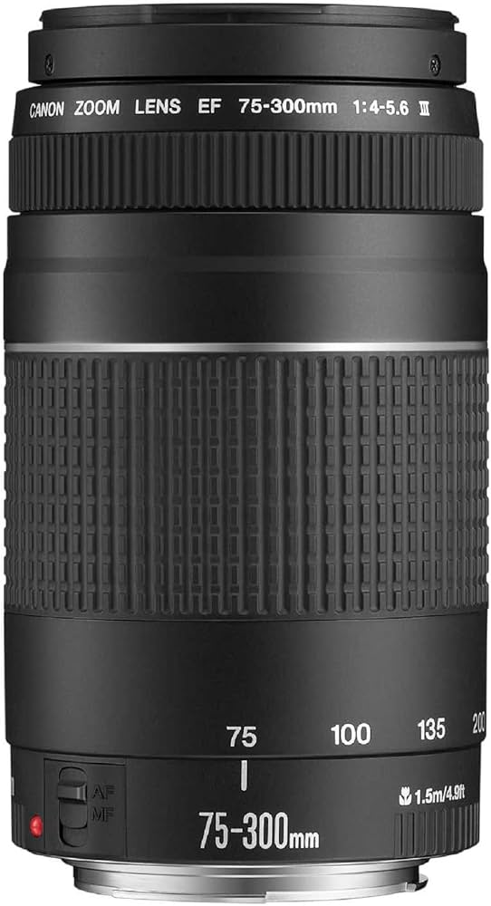 Canon Eos Ef 75-300Mm F/4-5.6 Ii Telephoto Zoom Lens For Dslr