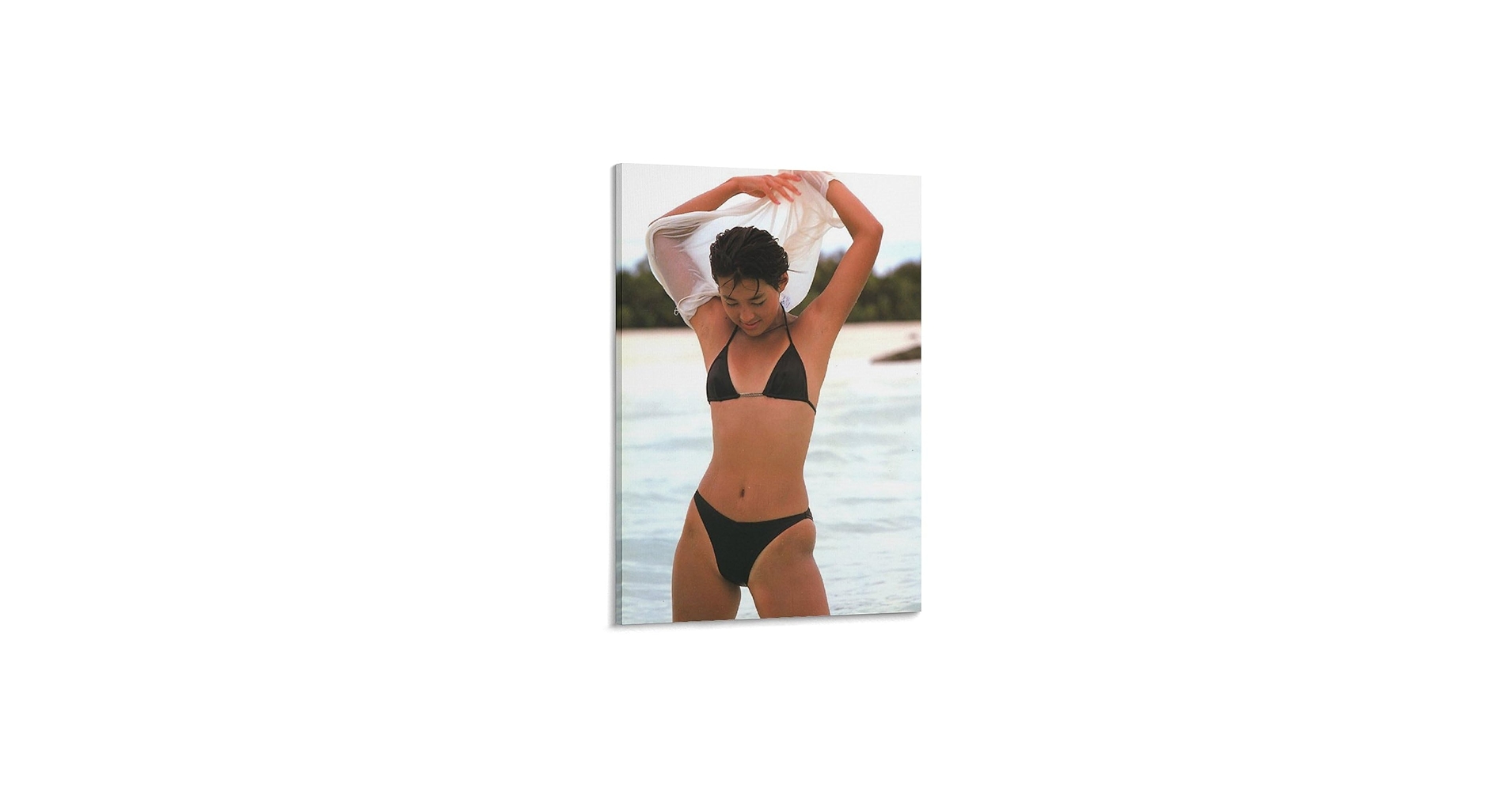 Amazon.co.jp: 鈴木保奈美 女優若い頃水着写真1ポスター ウォール