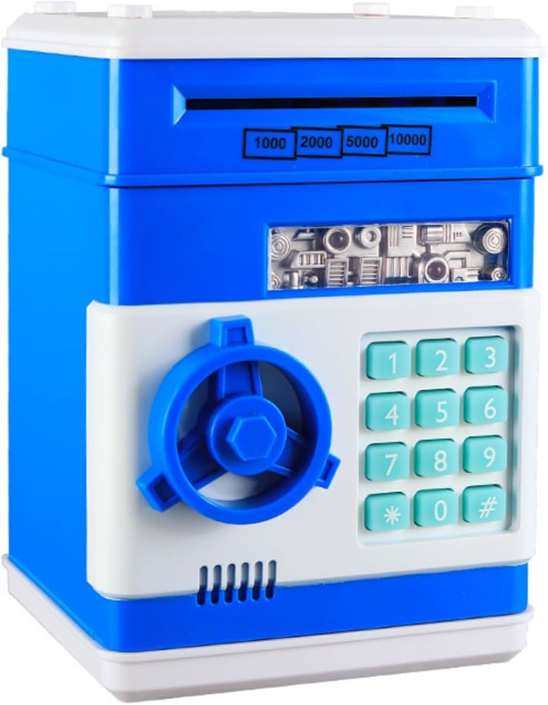 Amazon.co.jp: stawink 貯金箱 お札 貯金 子供 小銭 ダイヤルロック