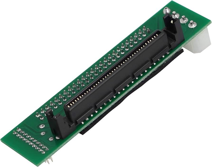 Amazon.co.jp: CERRXIAN SCSI SCA 80ピンメスからIDE 50ピンオス