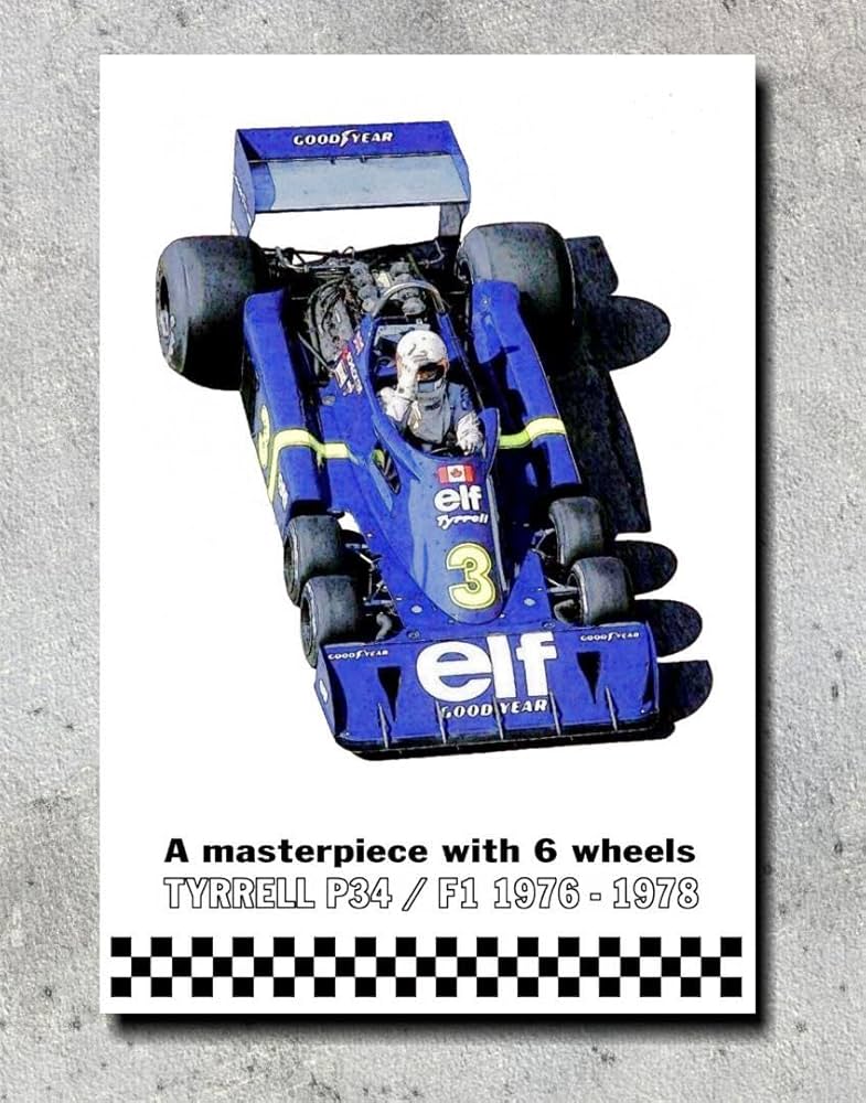 Amazon.co.jp: タイレルP34 TYRRELL F1 昭和 イラストパネル : おもちゃ