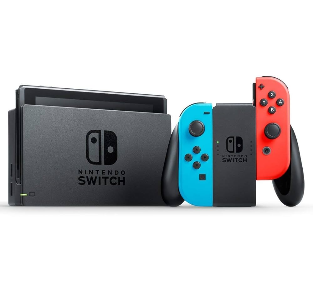 美品】Nintendo Switch 本体（青/赤） Joy-Con 保証書付 【公式通販】