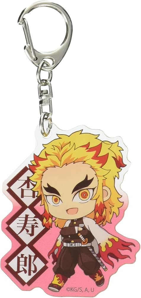 Amazon.co.jp: 鬼滅の刃 煉獄 杏寿郎 てくトコ アクリルキーホルダー