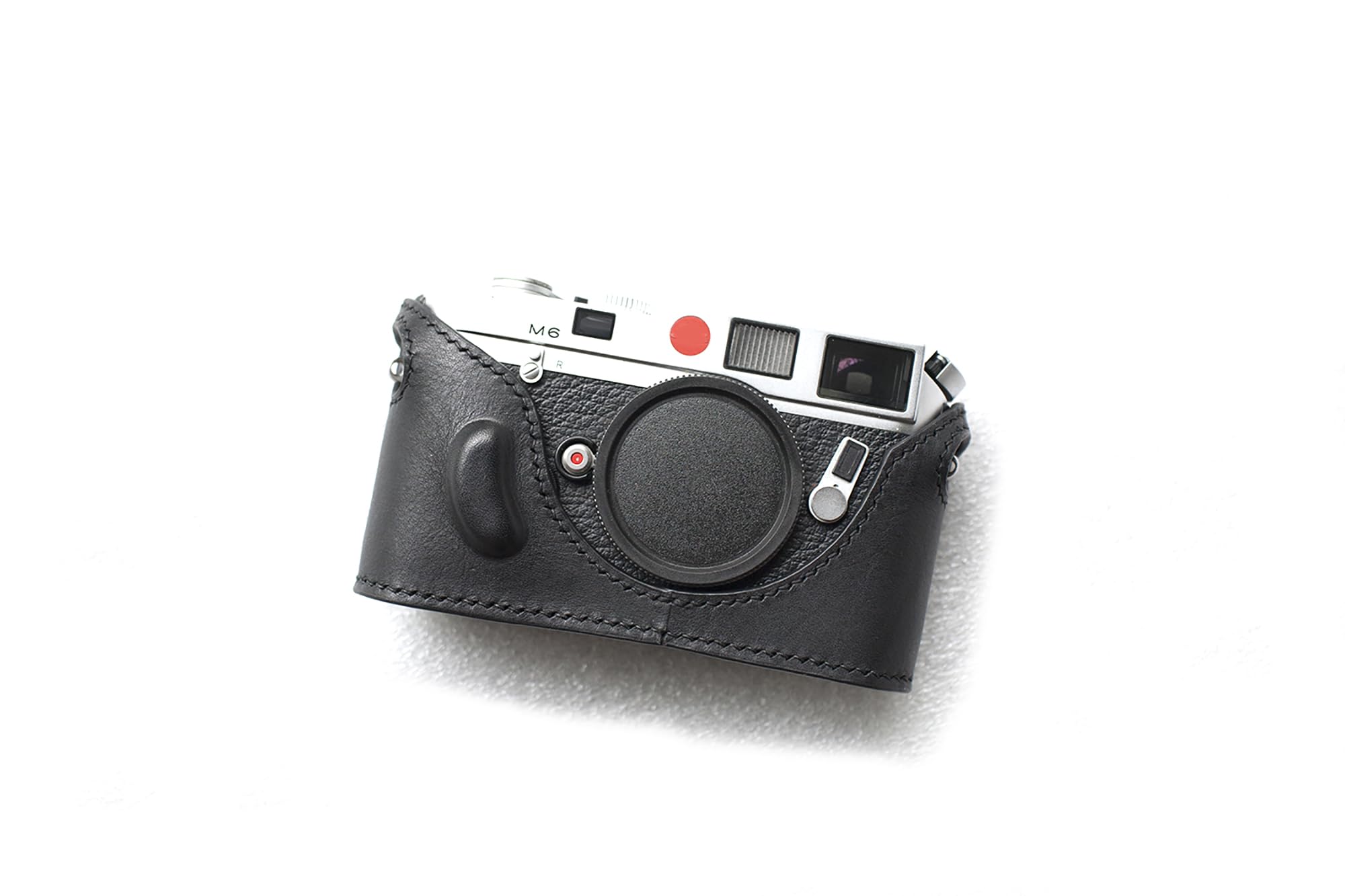 Amazon.com : Funper Handmade Genuine Real Leather Half Camera Case