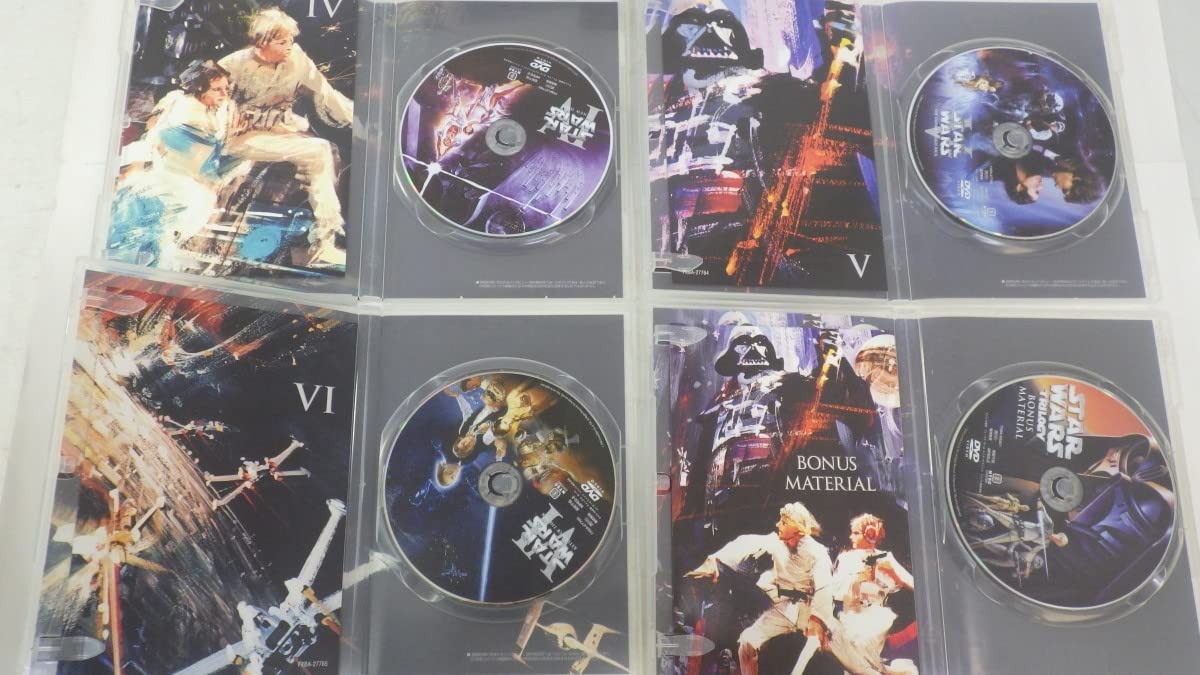 Amazon.co.jp: スターウォーズ DVDまとめて6点(9枚)セット/トリロジー