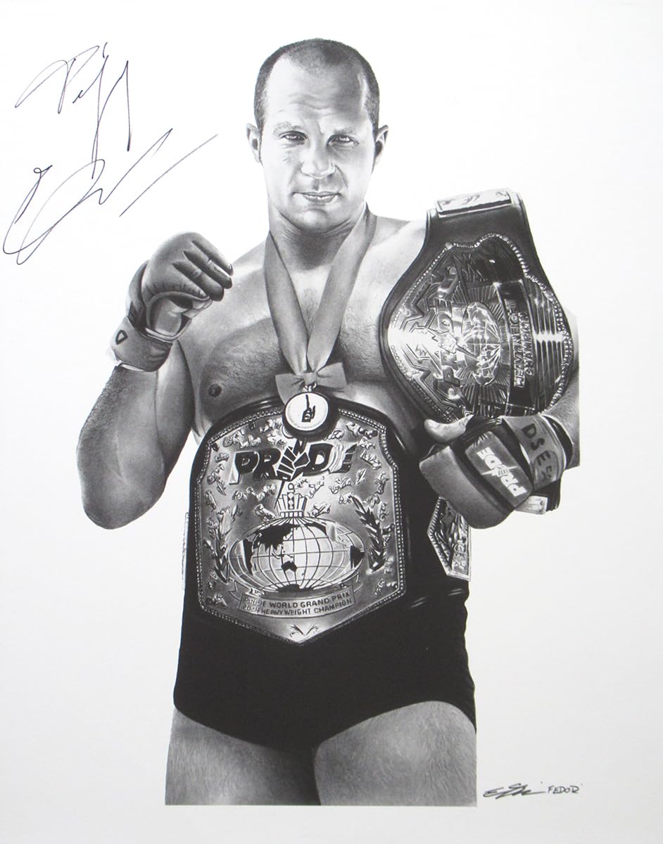 Amazon.co.jp: 皇帝 エメリヤーエンコ・ヒョードル 直筆 サイン 入り