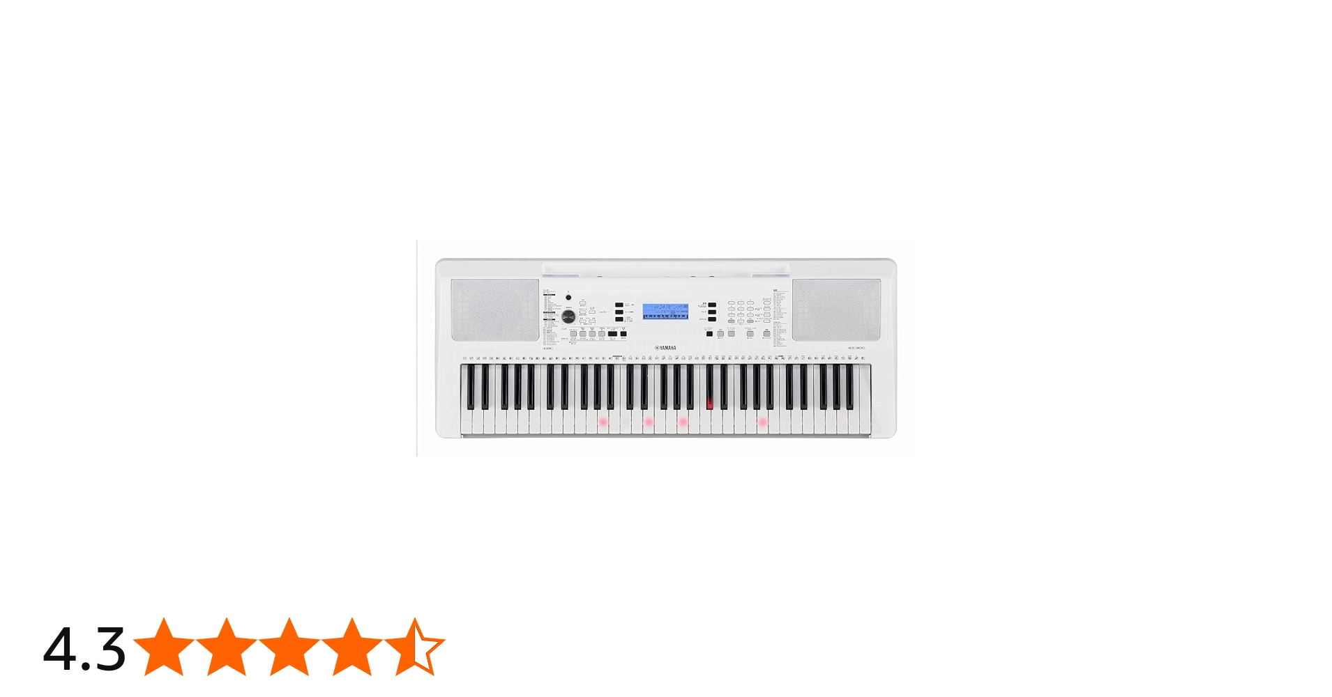 Amazon | YAMAHA ヤマハ/EZ-300 ポータブルキーボード 光る鍵盤 | 鍵盤