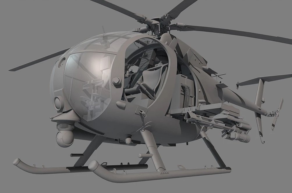 Amazon | キティホークモデル 1/35 アメリカ軍 AH-6J/MH-6J リトル