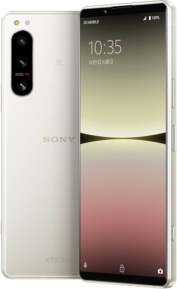 Amazon.co.jp: Sony Xperia 5 IV in Ecru White, SIM Free Smartphone