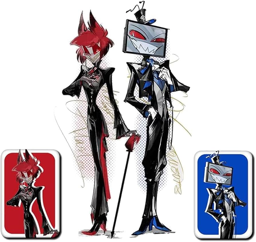 Amazon | ハズビンホテル アクリルスタンド+バッジ 2セット Alastor