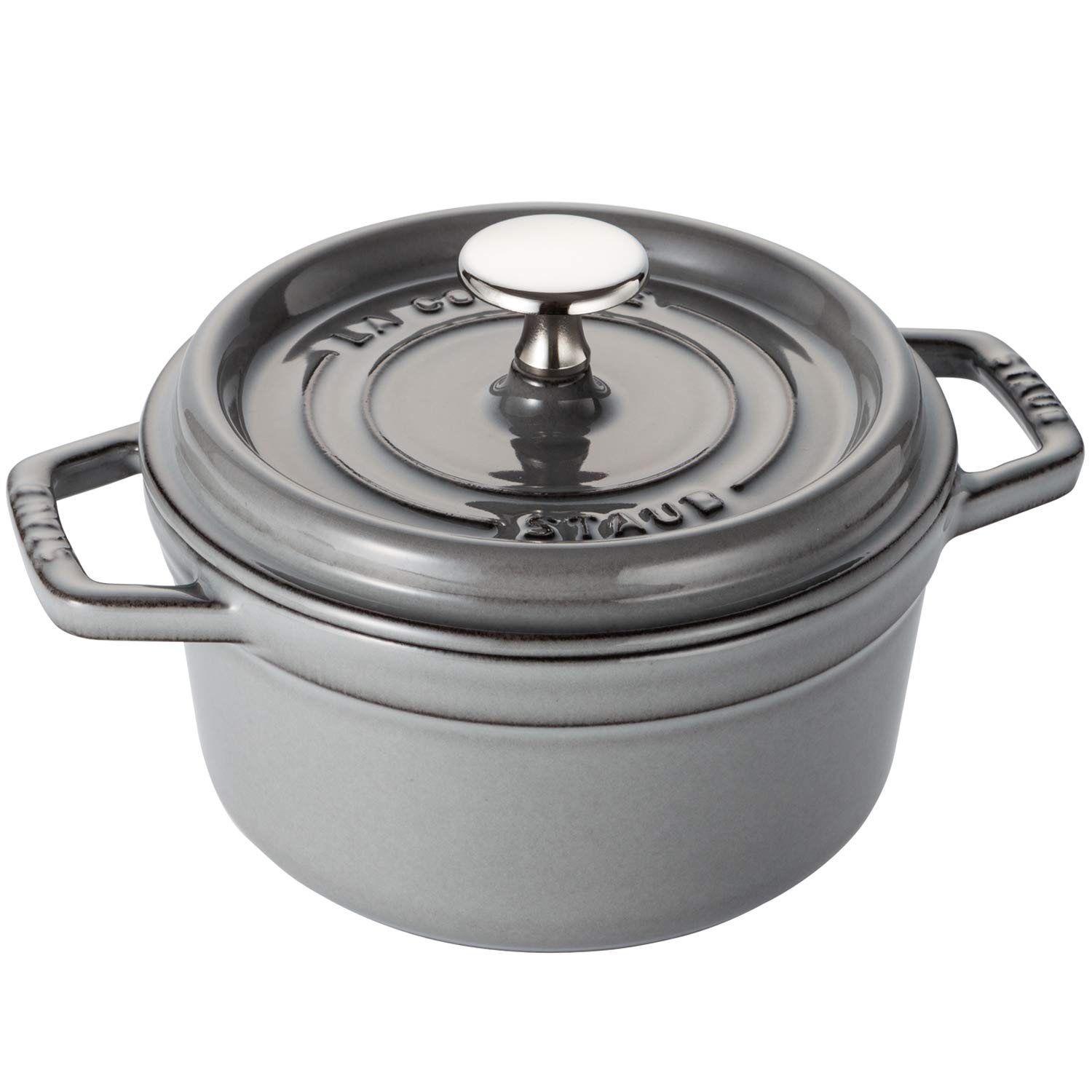 Amazon.co.jp: staub ストウブ 「 ピコ ココット ラウンド グレー 16cm