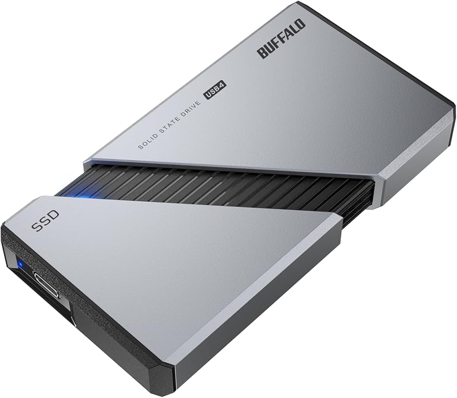 Amazon | バッファロー ポータブル SSD 外付け 2TB USB4 Gen3x2 対応
