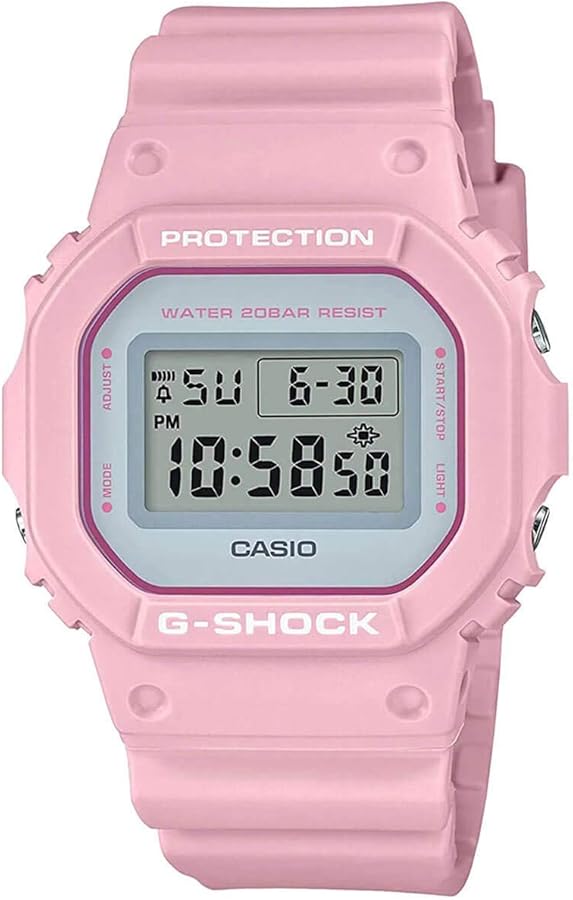 Amazon.co.jp: Casio DW5600SC-4 G-Shock Men's Watch Pink 43mm Resin