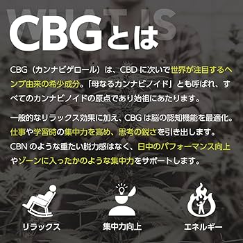 Amazon.co.jp: CBGアイソレート 高純度99% 新基準対応 CBG原料 1g CBG