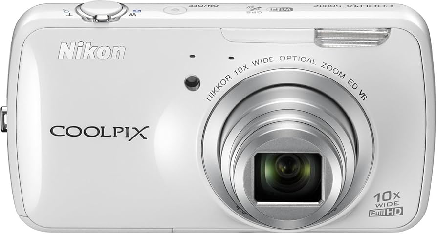 Amazon.com : Nikon Digital Camera COOLPIX COOLPIX S800c (White