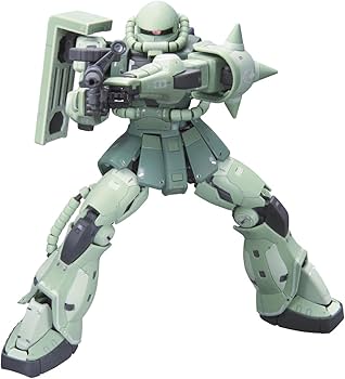 Amazon.com: Bandai Hobby Bandai #04 MS-06F Zaku II 1/144 Real