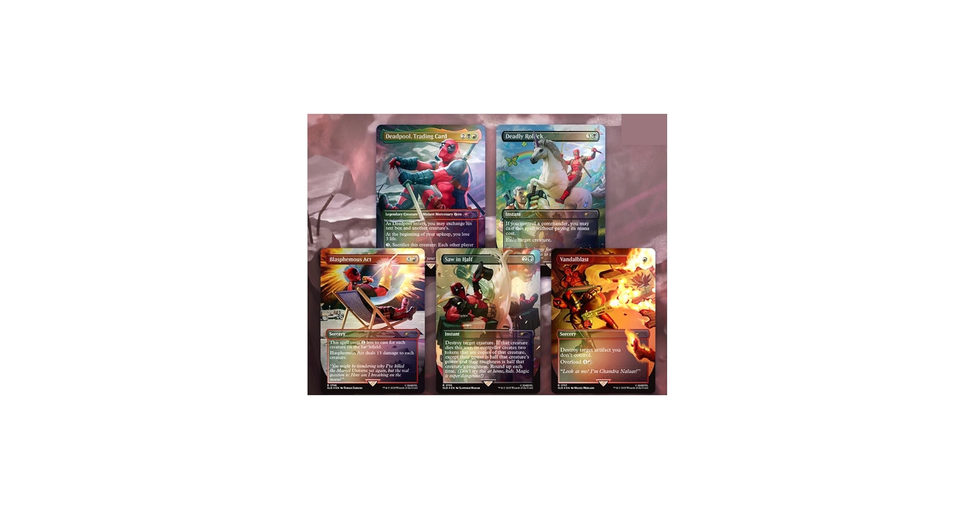 Amazon.com: MTG Secret Lair: Secret Lair x Marvel's Deadpool (Foil