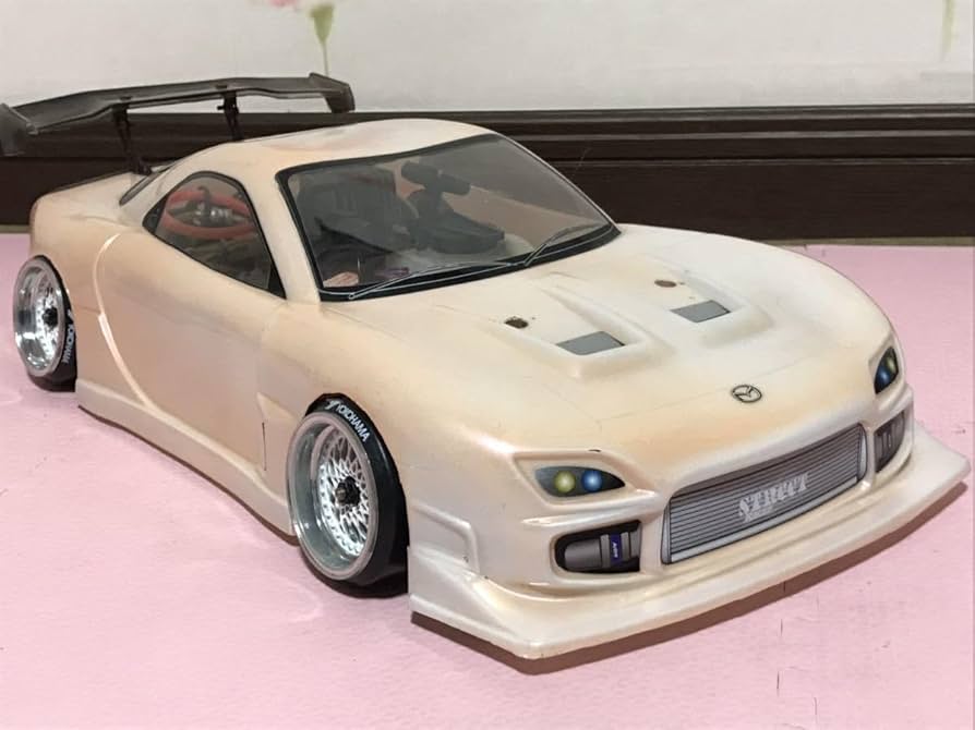 Amazon.co.jp: 1/10 マツダ RX-7 FD3S ピンクマジョーラ ドリフト