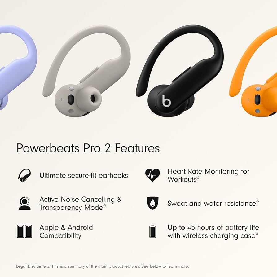 Amazon.com: Beats Powerbeats Pro 2 Wireless Bluetooth Earbuds