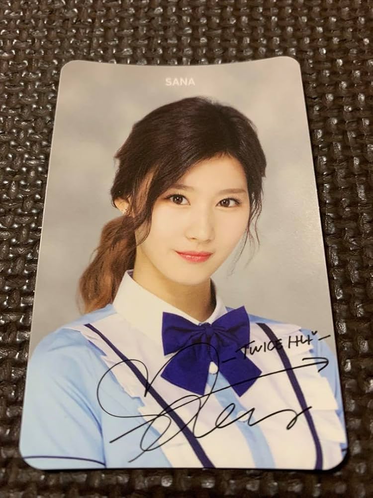 Amazon.co.jp: TWICE サナ トレカ skoolooks モノクロ 初期トレカ