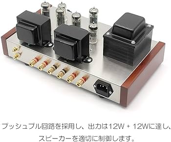 Amazon.co.jp: HiFi 6P1 真空管アンプ プリメインアンプ クラスAB