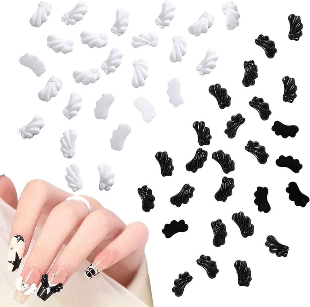 Amazon.co.jp: BNBBR ネイルパーツ 翼 60ペア 3D 立体 羽根 悪魔の翼