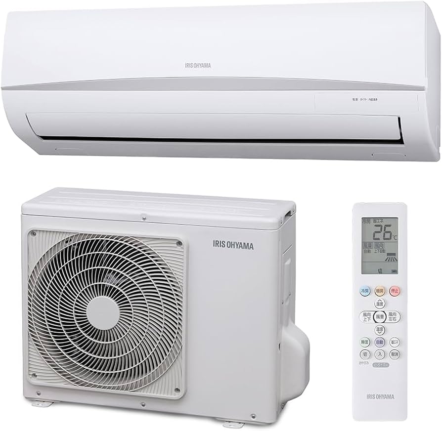 Amazon | アイリスオーヤマ エアコン 6畳 2.2kw IRA-2205R 内部清浄