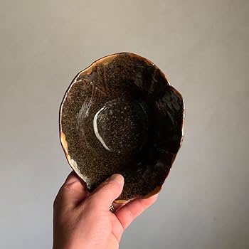 Amazon.co.jp: 古丹波 蓮葉形 鉢 江戸初期 茶道具 古美術 茶碗 古道具