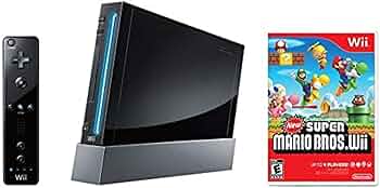 Amazon.com: Nintendo Wii Console, Black with New Super Mario Bros
