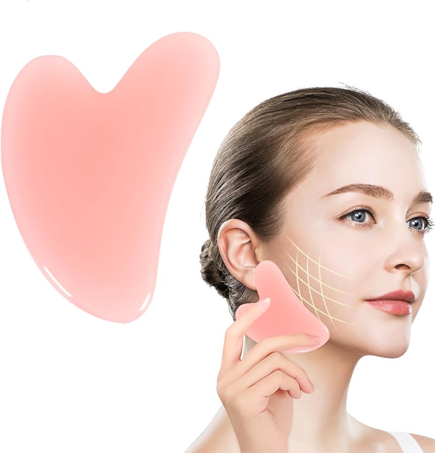 Amazon.co.jp: ノーブランド品かっさプレートguasha顔マッサージ美顔