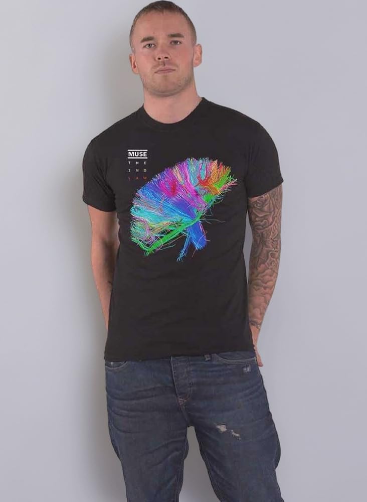 Muse T Shirt 2Nd Law Album Band Logo Nuevo Oficial De Los Hombres